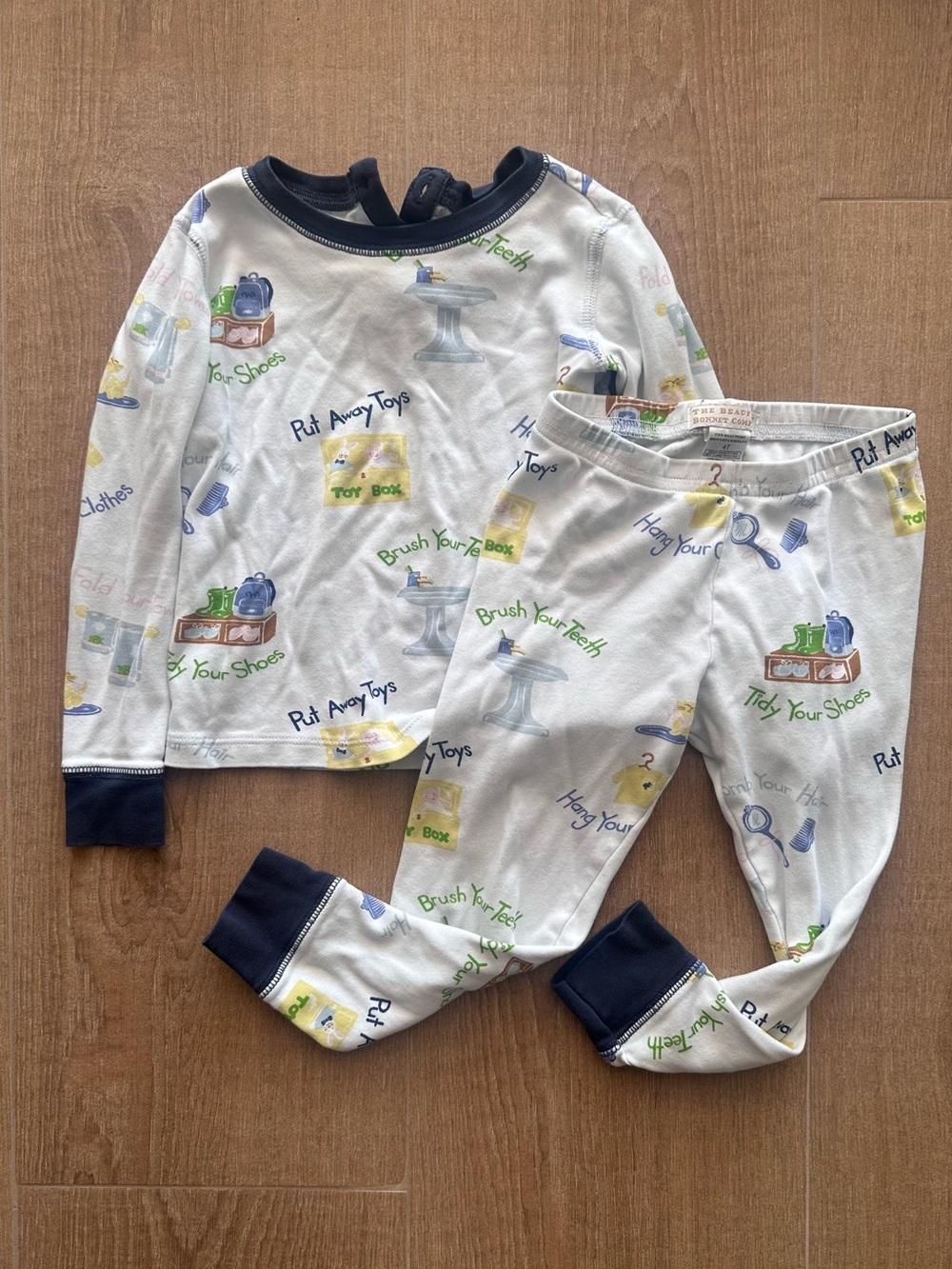 TBBC chores pajamas size 4T